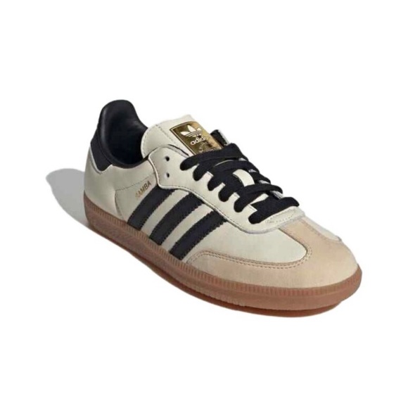 Adidas Women's Samba OG Cream White Sand Strata ID0478 - Picture 3 of 5